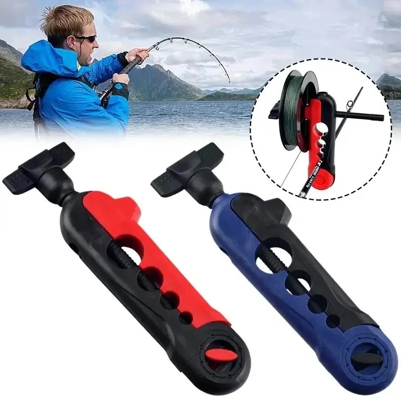 Fishing Rod Combo - 1/2個入り 釣り糸巻き取り機 スプールロッドホルダー ツール スプーラーマシン スピニングリール