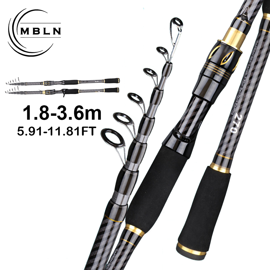 MBLN カーボンファイバー釣り竿 1.8-3.6 メートル - Fishing Rod Surf のレビューと価格