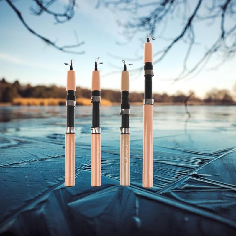 [LA]1本超軽量冬用氷釣り竿ポータブル冬用氷釣り竿スピニン - Fishing Rod Spinning のレビューと価格